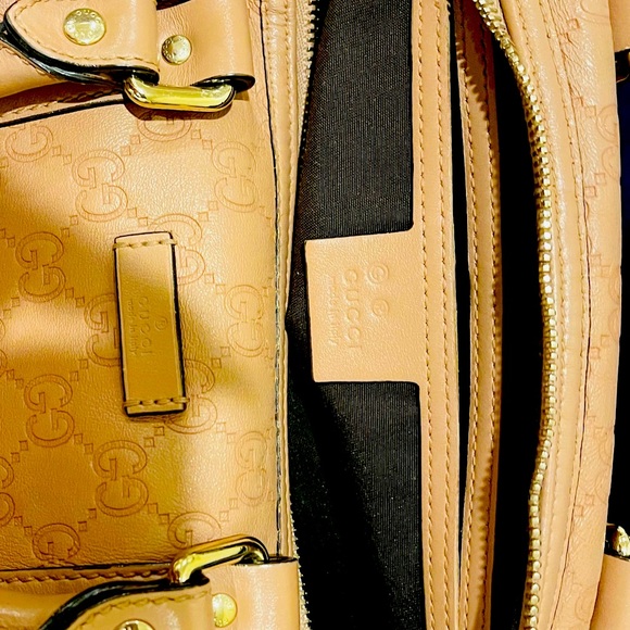 Gucci Joy light pink GG Imprimee Boston Bag - Picture 4 of 4